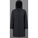 Schwarze Wasserdichte Winddichte Atmungsaktive Herno Laminar Gore Tex Gore-Tex-Jacken aus Viskose mit Kapuze für Damen Größe XL 