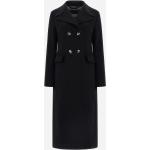 Reduzierte Schwarze Wasserdichte Herno Maxi Trenchcoats lang aus Wolle für Damen Größe M 