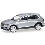 Silberne Herpa Volkswagen / VW Tiguan Modellautos & Spielzeugautos aus Metall 