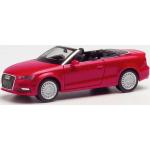 Rote Herpa Audi A3 Spielzeug Cabrios aus Metall 