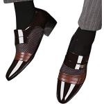 Schwarze Business Lederschuhe & Kunstlederschuhe mit Schnürsenkel aus Leder atmungsaktiv für Herren für den für den Sommer 