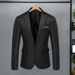Schwarze Unifarbene Elegante Businesskleidung für Herren  für den Bräutigam 