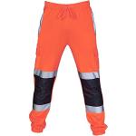 Orange Business Warnschutzhosen aus Denim für Herren Größe 3 XL für den für den Winter 
