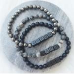 Perlenarmbänder personalisiert für Herren zum Vatertag 