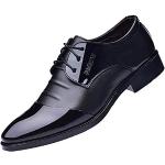 Schwarze Camouflage Business Hochzeitsschuhe & Oxford Schuhe mit Schnürsenkel aus Leder leicht für Herren Größe 41 für den für den Winter 