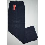 Dunkelblaue Stretch-Jeans aus Baumwollmischung für Herren Größe 5 XL 