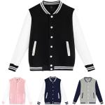 Anthrazitfarbene College-Jacken aus Polyester für Herren Größe 4 XL für den für den Sommer 