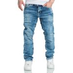 Hellblaue Ripped Jeans & Zerrissene Jeans aus Denim für Herren Weite 34, Länge 34 