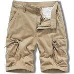 Bunte Cargo-Shorts mit Reißverschluss aus Baumwollmischung für Herren Größe XXL 