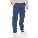Blaue Atmungsaktive Cargo-Shorts aus Baumwolle für Herren Größe 3 XL Petite 