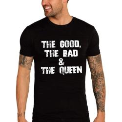Herren Grafik T-Shirt Der Glibber das Böse und die Königin – The Goo The Bad & The Queen – Öko-Verantwortlich Vintage Jahrgang Kurzarm Lustige Druck