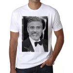 Herren Grafik T-Shirt George Clooney 1 Öko-Verantwortlich Vintage Jahrgang