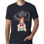 Dunkelblaue Vintage Kurzärmelige Hello Kitty T-Shirts für Herren 