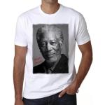 Herren Grafik T-Shirt Morgan Freeman 1 Öko-Verantwortlich Vintage Jahrgang