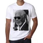 Herren Grafik T-Shirt Morgan Freeman Öko-Verantwortlich Vintage Jahrgang Kurzarm