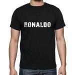 Schwarze Vintage Kurzärmelige Cristiano Ronaldo T-Shirts für Herren 
