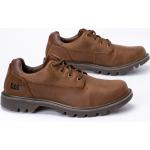 Reduzierte Braune CATerpillar Colorado Low Sneaker aus Leder für Herren Größe 42 für den für den Herbst 