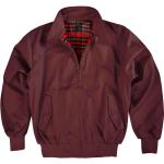 Burgundfarbene Wasserdichte Mini Harrington-Jacken mit Knopf für Herren Größe S 