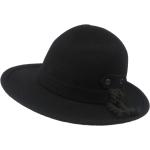 Schwarze Trachtenhüte aus Wolle 58 für Herren Größe XL zum Oktoberfest 