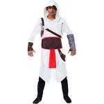 Herren Kostüm Assassins Creed Altair Deluxe Gr. M-XL weiß Fasching Karneval (XL)