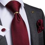 Goldene Unifarbene Krawatten-Sets aus Seide für Herren 