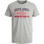 Graue Jack & Jones T-Shirts aus Baumwolle für Herren für den für den Frühling 