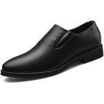 Schwarze Business Spitze Derby Schuhe aus Veloursleder atmungsaktiv für Herren Größe 42 für den für den Sommer 