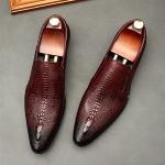 Rote Business Hochzeitsschuhe & Oxford Schuhe aus Leder für Herren Größe 43 