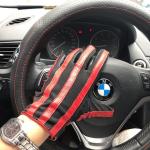 Rote Touchscreen-Handschuhe aus Leder für Herren Größe XXL für den für den Winter 