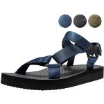 Marineblaue Camel Active Outdoor-Sandalen mit Klettverschluss aus Nylon leicht für Herren Größe 44,5 für den für den Sommer 