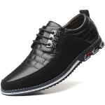 Schwarze Business Hochzeitsschuhe & Oxford Schuhe aus Leder atmungsaktiv für Herren Größe 39,5 