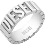 Silberne Diesel Edelstahlringe aus Stahl für Herren 
