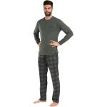 Bunte Pyjamas lang mit Knopf für Herren Größe 5 XL für den für den Winter 