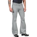 Graue Vintage Ripped Jeans & Zerrissene Jeans mit Reißverschluss aus Baumwollmischung für Herren Größe S 