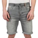 Graue Sublevel Jeans-Shorts aus Baumwollmischung für Herren für den für den Sommer 
