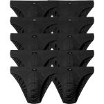 Schwarze Unifarbene H.I.S Micro-Slips & Minislips aus Baumwolle für Herren Größe S 