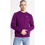 Reduzierte Violette Nike Swoosh Herrensweatshirts aus Fleece Größe S 