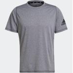 Reduzierte Graue adidas T-Shirts für Herren Größe M 