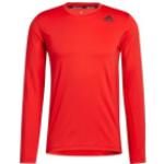 Reduzierte Rote Langärmelige Sportliche adidas T-Shirts für Herren - versandkostenfrei 