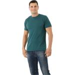 Grüne Business Albert Kreuz Bio Rundhals-Ausschnitt T-Shirts aus Baumwolle für Herren Größe L 