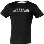 Schwarze Held T-Shirts aus Baumwolle für Herren Größe 8 XL 