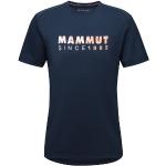 Reduzierte Blaue Mammut Trovat T-Shirts für Herren Größe M 
