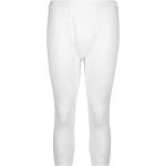 Weiße Adamo Feinripp-Unterhosen aus Baumwolle für Herren 