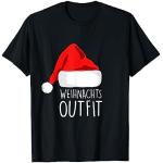 Reduzierte Schwarze T-Shirts mit Weihnachts-Motiv für Herren Größe S Weihnachten 