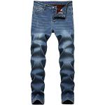 Hellblaue Stretch-Jeans aus Denim maschinenwaschbar für Herren für den für den Sommer 