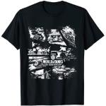 Schwarze World of Tanks T-Shirts für Herren Größe S 