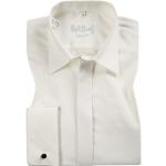 Reduzierte Weiße Kentkragen Hemden mit Kent-Kragen aus Baumwolle für Herren Übergrößen 