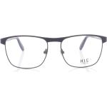Dunkelblaue Brillenfassungen aus Metall für Herren 