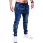 Schwarze Slim Fit Jeans aus Denim für Herren Größe 3 XL 