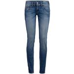 Reduzierte Blaue Herrlicher Gila Bio Slim Fit Jeans aus Denim für Damen Weite 31, Länge 30 